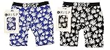 2pk Men's Authentic Crisp Printed Boxer Briefs Cotton Breathable Long Athletic