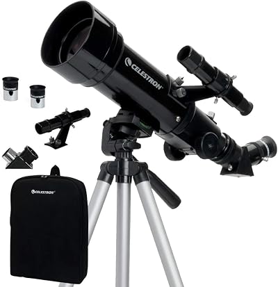 Celestron Travel Scope 70 Refractor Telescope Kit with Backpack 4mm Eyepiece