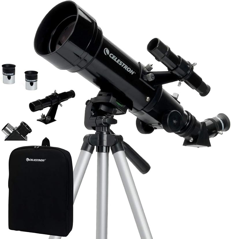 Celestron Travel Scope 70 Refractor Telescope Kit with Backpack 4mm Eyepiece
