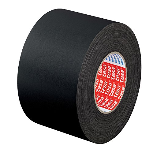 Tesa 04651-00014-00 Gewebeband "Premium" 25 m x 50 mm in schwarz