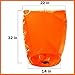 Just Artifacts ECO Wire-Free Flying Chinese Sky Lanterns (Set of 20, Eclipse, Orange) - 100% Biodegradable, Environmentally Friendly Lanterns!