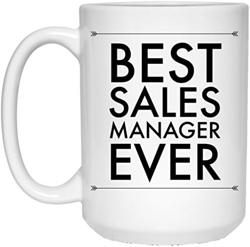 Best Sales Manager Ever Mug - Gift Idea - Ceramic Coffee Cup 15 oz