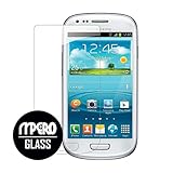 MPERO Samsung Galaxy S3 Mini Tempered Glass Screen Protector Cover, Clear