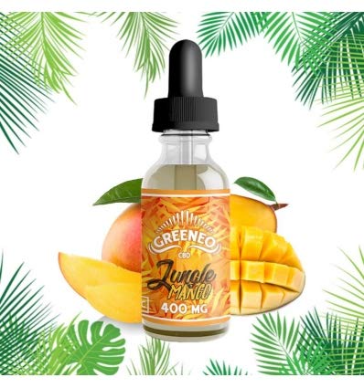 Greeneo Jungle Mango Terpene CBD Liquid - 10ml - Kein Tabak oder Nikotin - Verkäufe unter 18 Jahren verboten (200mg)