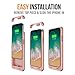 Alpatronix iPhone Xs/X Battery Case, BXXs Slim Portable Protective Extended Charger Cover with Wireless Charging Compatible with iPhone X & iPhone Xs (5.8 inch) -(Rose Gold)