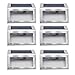 signstek Upgraded Version 6 Pack 3 LED Solar Light - Outdoor Stainless Steel Solar Powered Wireless Step Light for Staircase,Stairways, Path, Landscape,Garden, Floor,Wall Patio, etc