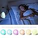 Mosche Sunrise Alarm Clock, Digital Clock, Wake Up Light with 6 Nature Sounds, FM Radio and Touch Control (White)
