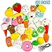 EXSPORT 20 Pack Key Chain Squishy Toys for Kids Girls Slow Rising Squishies Animals Stress Relief Toy Party Favors Birthday Use