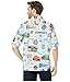 Reyn Spooner Men's Chicago Cubs MLB Classic Fit Hawaiian Shirt, Scenic 2019, Large