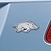 FANMATS 14809 Arkansas Razorbacks 3D Chrome Metal Auto Emblem