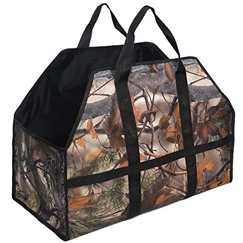 Nrpfell Firewood Log Carrier Heavy Duty Log Tote Bag with Handles Oxford Bag for Carrying Wood - Thumbnail 6