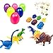 Dinosaur Toys Eggs Easter Basket Stuffers for Boys Girls Toddlers Kids - Larger Plastic Filled Easter Eggs Decorations Party Supplies pack of 6