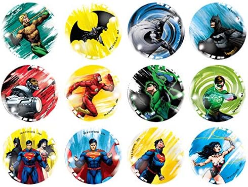 ToyPlaya (6X Pcs DC Comics 45mm Superball; Novelty Toys, Favors and Games