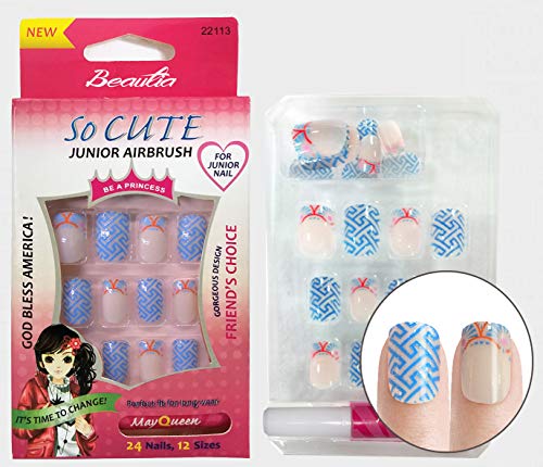 Beautia 3pack So Cute Artificial False Junior Nail with Glue (22113/22013/22111) - Thumbnail 7