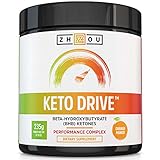 KETO DRIVE BHB Salts - Exogenous Ketone Performance Complex - Formulated for Ketosis, Energy, Focus and Fat Burn - Patented Beta-Hydroxybutyrates (Calcium, Sodium, Magnesium) - Orange Mango