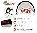 Trailblaze Pop Up Soccer Goals Set - 2 Portable Foldable Kids Soccer Nets w/ 8 Training Disc Cones Extra Pegs + Carry Case - Perfect Youth Soccer Goals for Backyard Extra-Strong Soccer Goal Net