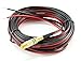 CablesOnline, 25ft 18 AWG Speaker Wire Single Cable with RCA Male Plug, AV-SK125