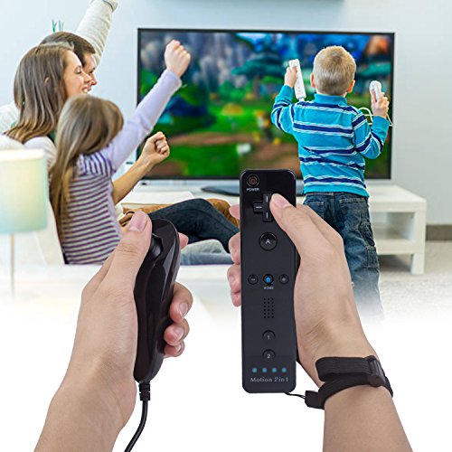 5 Nunchuck+Controller+TechKen+Compatible+Nintendo