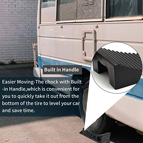 Homeon Wheels Camper Leveler RV Leveling Blocks Work for Camper