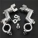 1.25'' engine guards FootPeg Mounts Clamp For Harley Replacement Chrome
