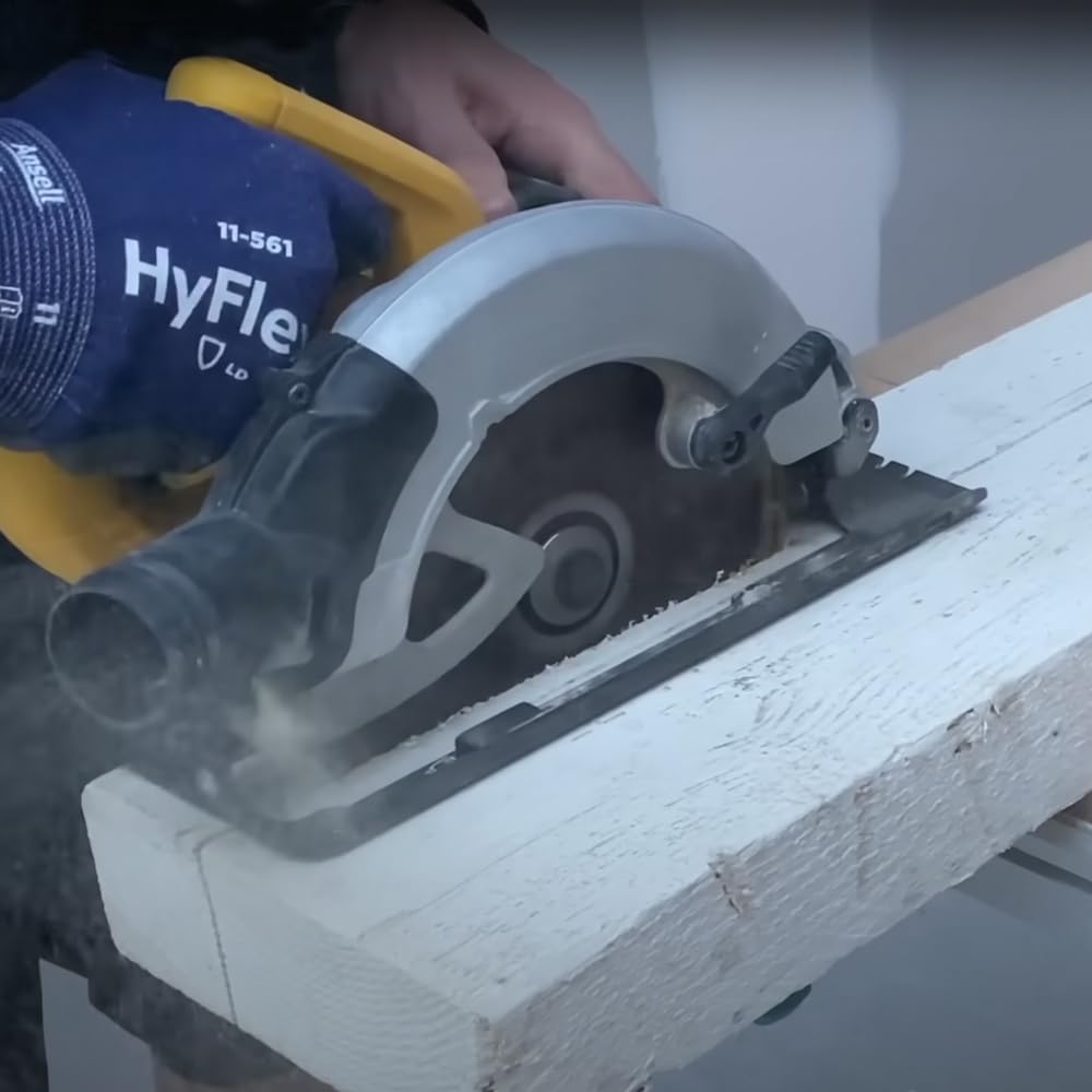 Ansell HyFlex 11-561 Schnittschutz-Handschuhe, Atmungsaktive Nitril-beschichtung, Höchste Weiterreißfestigkeit, Dünne Arbeitshandschuhe Herren Damen, Waschbare, Blau, Größe L (1 Paar) 9