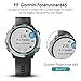 KIMILAR Compatible Garmin Forerunner 645 Screen Protector, Full Coverage Tempered Glass Screen Protector for Garmin Forerunner 645 Smartwatch, [9H Hardness] [Crystal Clear] [Scratch Resist],3-Packs