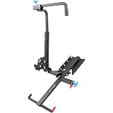 Silver Spring Steel Manual Wheelchair Carrier, 100 lb, Tilting Platform | Steel, for ball hitches, suitable for sedans