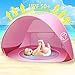 Nequare Baby Beach Tent, Portable Pop Up Baby Tent, UPF 50+ Summer Sun Shelters Shade, Sunscreen Beach Umbrella Baby Pool for Infant Baby