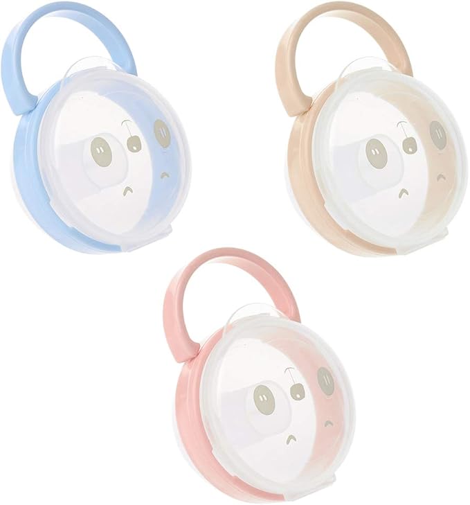 Rose Boite Sucette Bebe Atuio Boite De Rangement Sucette Bebe Abricot Dessin Anime Panda Sucette De Stockage 3pcs Transparente Bebe Sucette Boite De Rangement Portable Bleu Sucettes Et Anneaux De Dentition