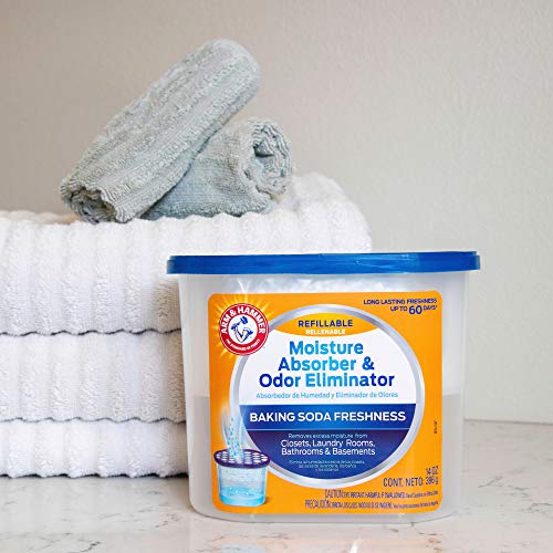 Arm & Hammer Fragrance Free Refillable Moisture Absorber and Odor