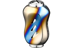 GOMEXUS GOEMXUS Titanium Knob Compatible for Shimano Stradic Vanford Curado SLX Daiwa Fuego Tatula Reel Knob 22mm (Sintered Silver)