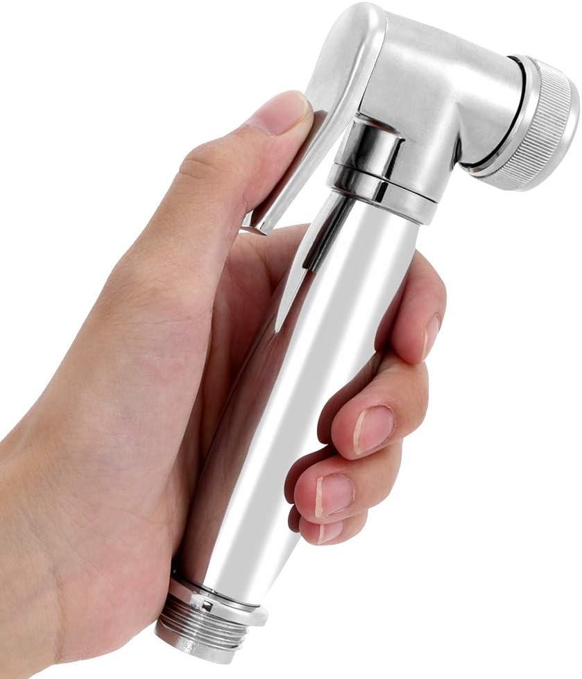 Shower Sprayer,G1/2in High Pressure Toilet Bathroom Handheld Bidet Shattaf Shower Sprayer, New Year‘s Gift