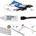 Wi-Fi Smart Phone & 24 Key Remote Controlled Music RGB LED Strip Light Kit, 12V 32.8Ft 300LEDs 5050 with Dimmer Timer, via Android IOS APP Alexa Google Home & IFTTT for Kitchen Patio Landscaping