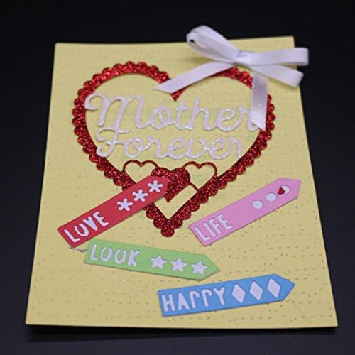 Yeefant DIY Flower Animals Metal Cutting Dies Stencil Scrapbooking Album Hardness Soft Touch Embossing Craft Tool for Kids Adult Album Paper Greeting Card,5.5 x 4.1 Inch