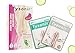 Foot peel mask 3 pairs(2 Exfolianting and 1 Smooth&Care foot masks),Removes Dead Skin & Calluses,Get a soft foot same as baby's, In 1 Week,by Tysonir.