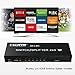 Bluesky HDMI Switcher Splitter Amplifier 2x4(2 in 4 Out), with SPDIF Audio 3.5mm, Support HD 4K, 3D, 1080P