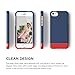 iPhone SE case, elago® [Glide-Limited][Jean Indigo/Red] - [Mix and Match][Premium Armor][True Fit] - for iPhone SE/5/5S