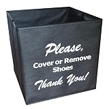 Disposable Shoe Cover Box for Realtors "Black Bootie Box"