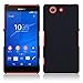 Sony Xperia Z3 Compact Case, Terrapin [Extra Slim Fit] Hybrid Rubberized [Black] Protective Hard Case for Sony Xperia Z3 Compact - Black