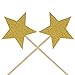 36 Pcs Twinkle Gold Star Cupcake Toppers DIY Glitter Mini Birthday Cake Snack Decorations Picks Suppliers Party Accessories for Wedding Baby Shower