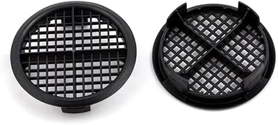 TIMCO Timloc Push-in Soffit Vents 70mm Black Pack of 10