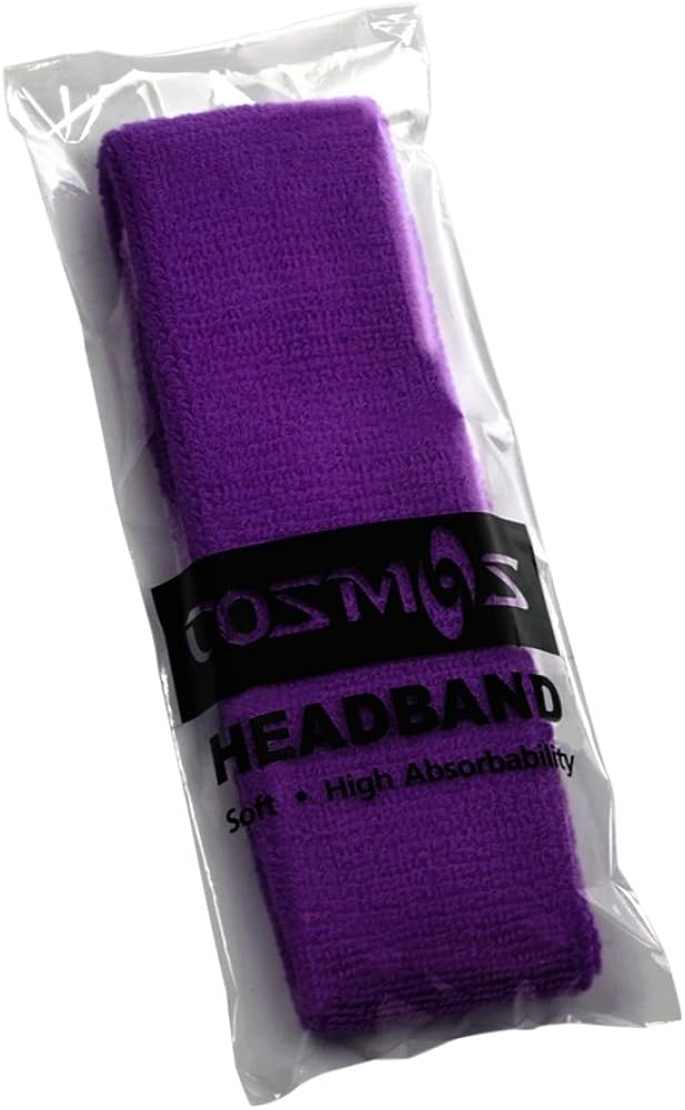 Cosmos Cotton Sports Basketball Headband/Sweatband Head Sweat Band/Brace (Pack of 7) : Clothing