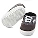 Huluwa Baby Shoes Non-slip First Walking Shoes, Rubber Sole Canvas Shoes for Baby Boys Girls, Safe and Comfort, Gray