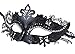 Coxeer Masquerade Mask Shiny Metal Rhinestone Venetian Pretty Party Evening Prom Mask