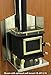 Cubic Cub Mini Wood Stove - CB-1008 (Black/Brass)