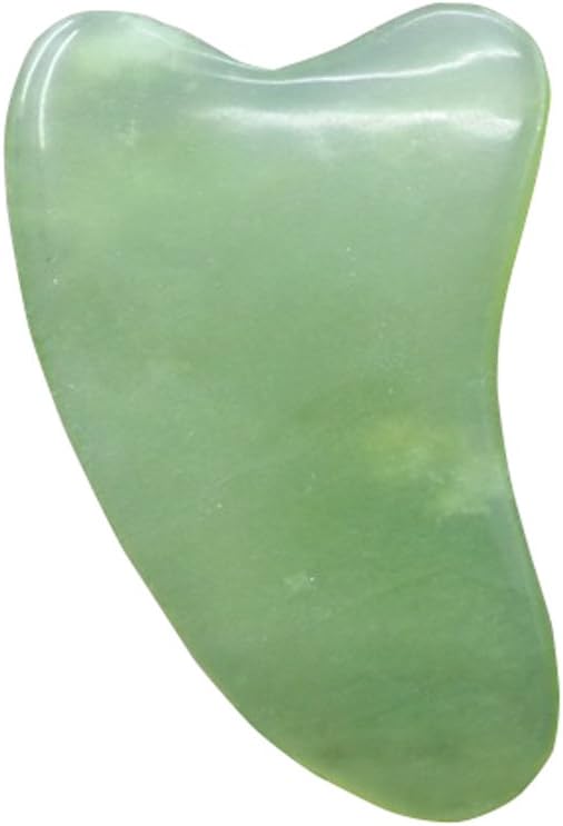 smart sisi Jade Gua Sha Scraping Massage Tools,Spa Treatment For Face,Anti Aging, Soothing Skin Massage Tools With A Red Gift Box (Gua Sha Board)