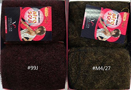 Vivica A Fox Human Afro Soul Kinky Bulk 16 Color 99j Import