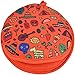 DOKKIA Tortilla Warmer Taco 12 Inch Insulated Cloth Pouch - Microwavable Use Fabric Bag Servers Holder to Keep Flour Burrito Warm (12 Inch, Sunburst Chilli Skull Fajita Roti Burrito)