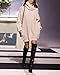 Women Pullover Loose Jumper Long Sleeve Turtleneck Pocket Knit Sweater Dress