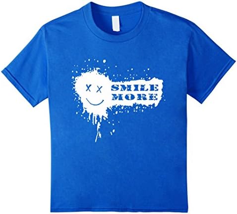 Kids Smile T-Shirt More 12 Royal Blue